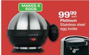 Platinum Stainless Steel Egg Boiler-Each