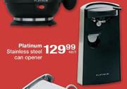 Platinum Stainless Steel Can Opener-Each