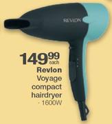 Revlon Voyage Compact Hairdryer-1600W Elk