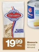 Messaris Slivered Almond-100gm Each