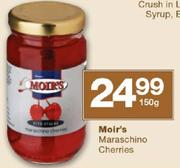 Moir's Maraschino Cherries-150gm