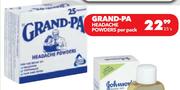 Grand-Pa Headache Powders-25's Per Pack