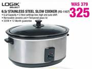 Logic Stainless Steel Slow Cooker(RS-1107)-6.5ltr