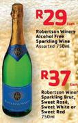Robertson Winery Alocohol Free Sparkling Wine-750ml Each