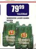 Windnoek Lager Nandi Dozen-12x330ml Each