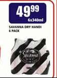Savanna Dry Nandi 6 Pack-6x340ml