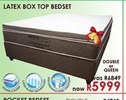 Perfekt Latex Box Top Bedset Double Or Queen