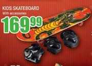 Kids Skateboard With Accessories