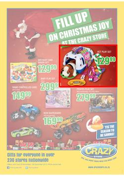 The Crazy Store : Fill Up On Christmas Joy At The Crazy Store (25 Nov - 8 Dec 2013), page 1