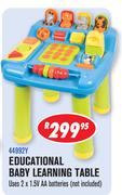 Educational Baby Learning Table 44992Y