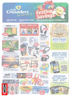 Cash Crusaders : Festive Savings (Valid Until 24 Dec 2013), page 1