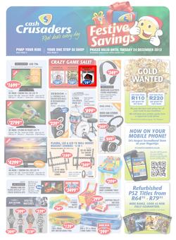 Cash Crusaders : Festive Savings (Valid Until 24 Dec 2013), page 1