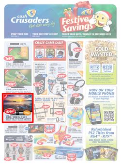 Cash Crusaders : Festive Savings (Valid Until 24 Dec 2013), page 1