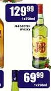 J & B Scotch Whisky-750ml