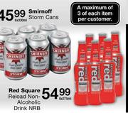 Red Square Reload Non-Alcoholic Drink NRB-6x275ml