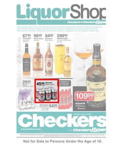 Checkers Gauteng : Liquor (23 Apr - 6 May), page 1