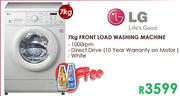 LG 7Kg Front Load Washing Machine