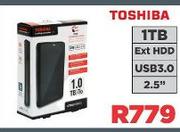 Toshiba 1TB 2.5" USB3.0 External HDD