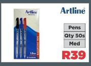 Artline 50 Pcs Med Pens pack