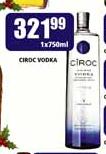 Ciroc Vodka-750ml