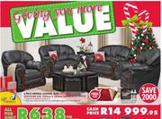 4 Piece Imperial Lounge Suite With Free Signature Rug(230x160mm)