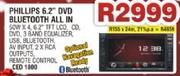 Philips 6.2" DVD Bluetooth All In CED1800