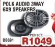 Polk Audio 3Way 6x9 Speakers DB691-Per Set