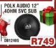 Polk Audio 12" 40HM SVC Sub DB1240S