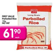 First Value Parboiled Rice-10Kg