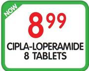 Cipla-Loperamide Tablets-8's Pack