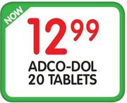 Adco-Dol Tablets-20's Pack