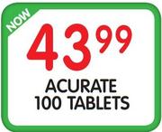 Acurate Tablets-100's pack
