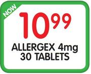 Allergex 4Mg Tablets-30's Pack