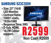 Samsung 23" LED Monitor S23C350H