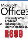 Microsoft Office 365 University 4 Year Academic Software