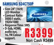 Samsung 24" LED Monitor S24C750P
