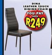 Dina Leather Touch Dining Chair