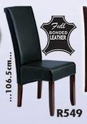 Full Bonded Leather Dining Chair