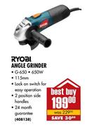 Ryobi Angle Grinder-G-650