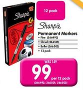 Sharpie Permanent Markers-Per 12 Pack