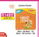 Sleep & Play Jumbo Packs
