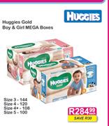 Huggies Gold Boy & Girl Mega Boxes-Each