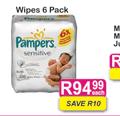 Pampers Wipes-6's Pack