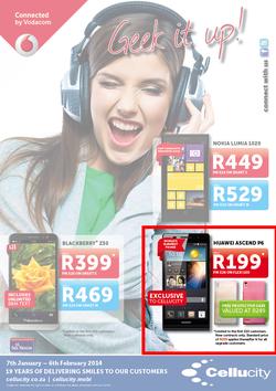 Cellucity : Geek It Up! (7 Jan - 6 Feb 2014), page 1