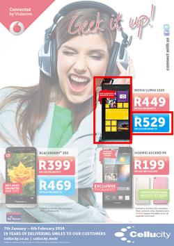 Cellucity : Geek It Up! (7 Jan - 6 Feb 2014), page 1