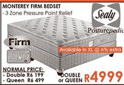 Sealy Monterey Firm Bedset Double Or Queen