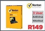 Norton 3 User Antivirus Killer Deal Software