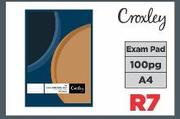 Croxley A4 Exam Pad 100pg