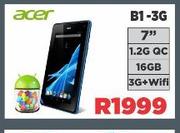 Acer B1-3G 7" 1.2G QC 16GB 3G+Wifi Tablet