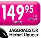 Jagermeister Herbal Liqueur-750ml